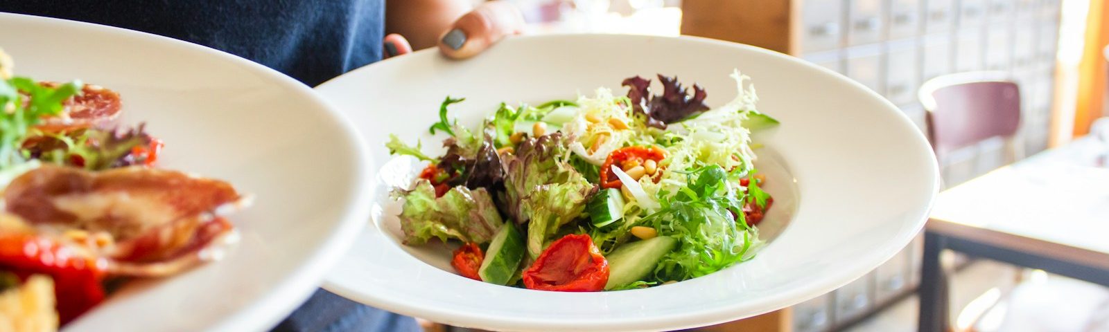 two cooked food on plate